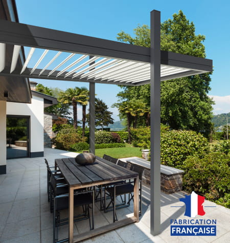 image d'une réalisation pergola fabrication française